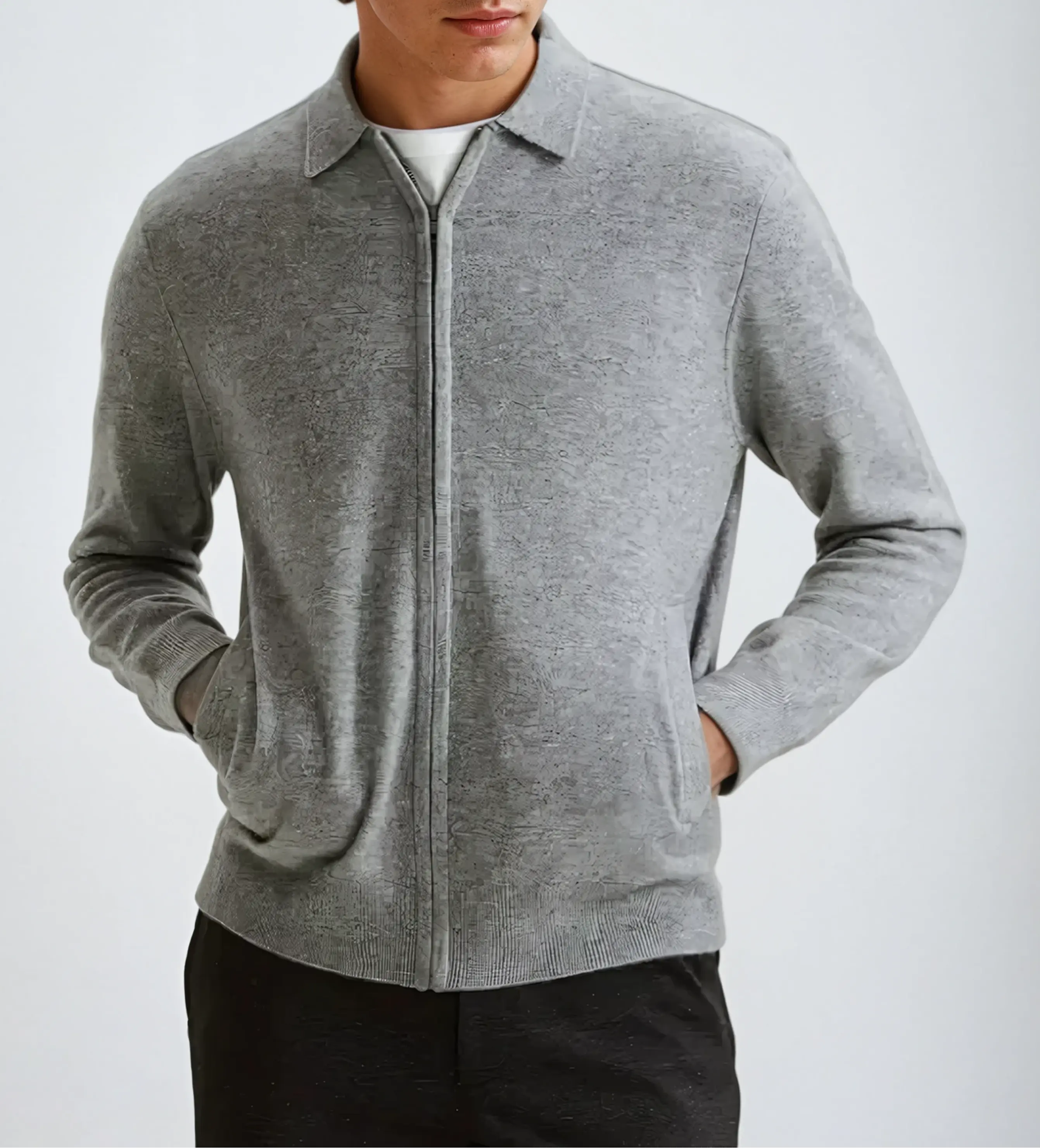 Skip — Timeless Cashmere Zip Jacket