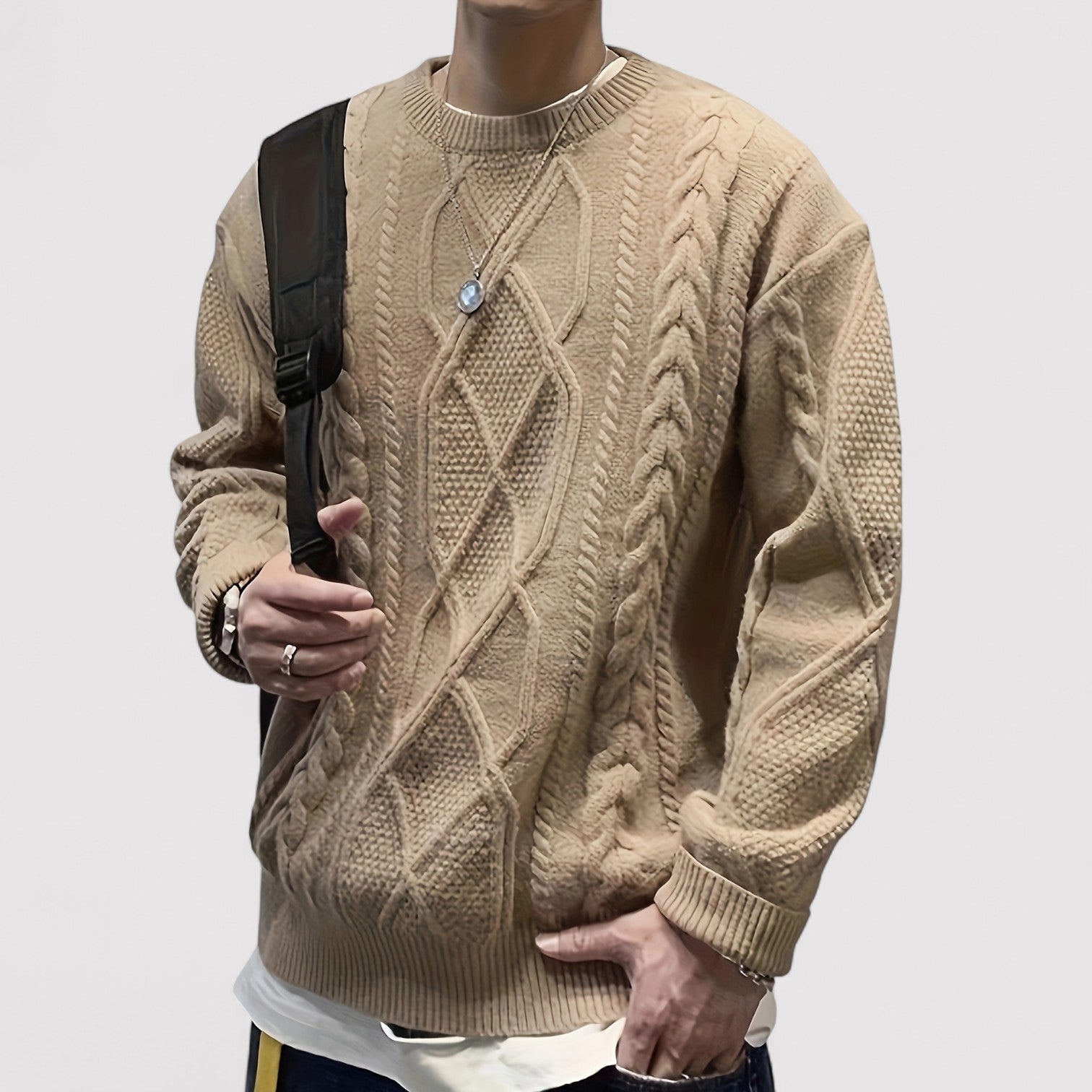 Newt – Classic Men’s Crewneck Sweater