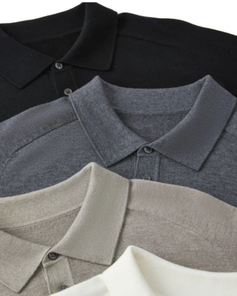 Sebastian - 100% Premium Wool Polo