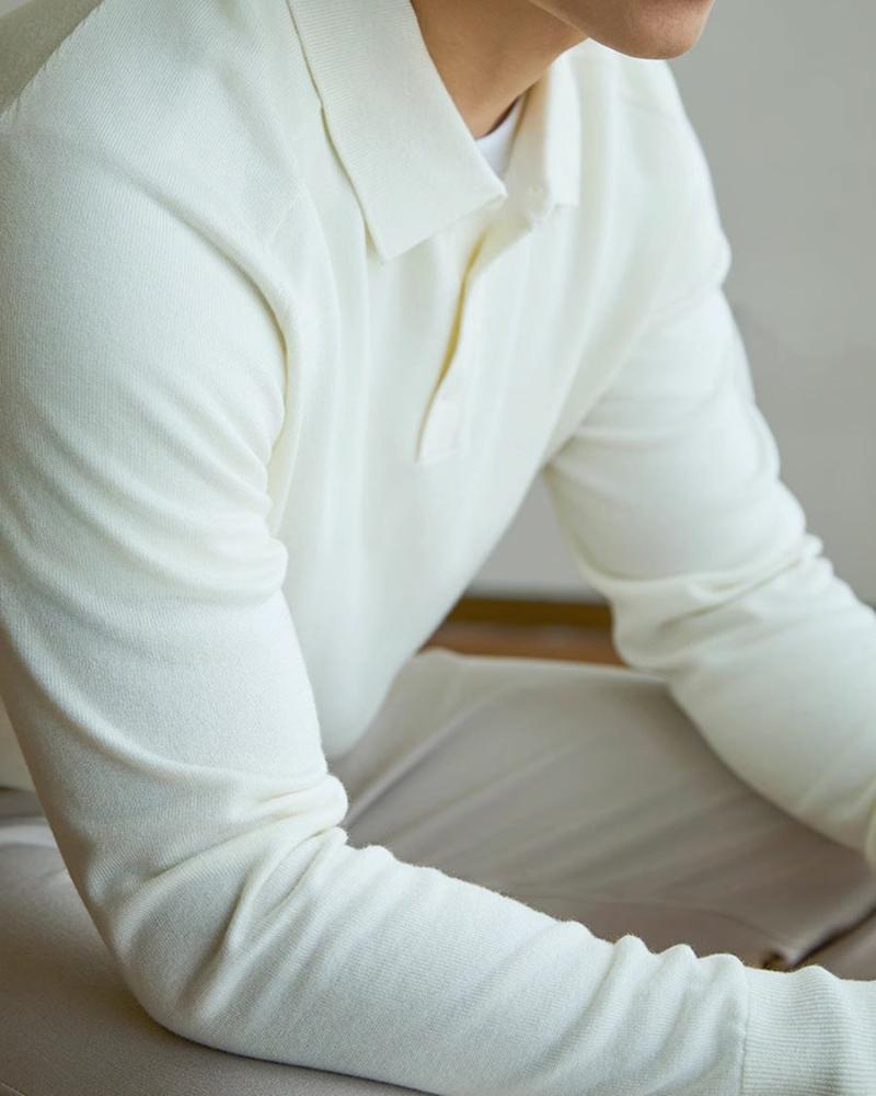 Sebastian - 100% Premium Wool Polo